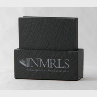 Coaster set in slate box - NMRLS