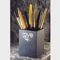 deskacc pencil holder slate
